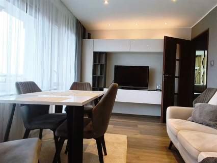 3 pokoje z balkonem i panoramą miasta Katowice