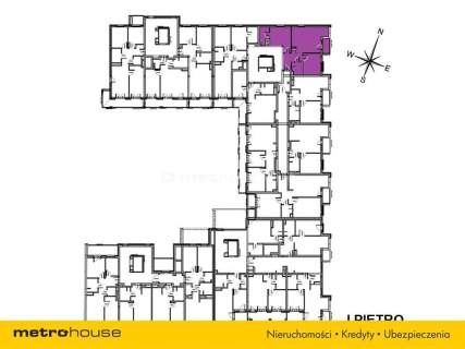 3 pokojowy apartament na 1 piętrze - centrum