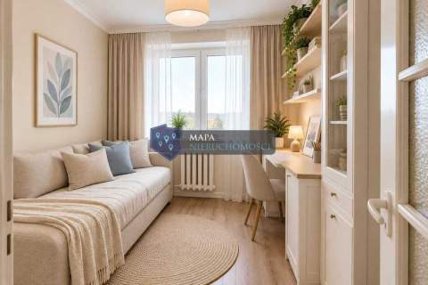 56m2, 3 pokoje, duży balkon, Kazimierza Wielkiego