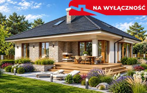 Willa parterowa w Tarnowie Stan Surowy Zamknięty