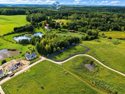 Panoramiczny widok na rozlewisko