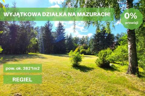 Działka blisko jeziora Regiel koło Ełku