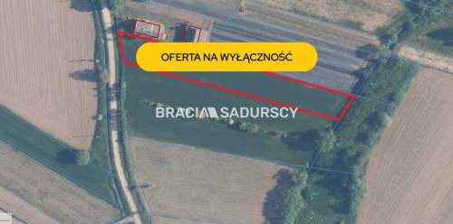 Popędzyna działka z możliwośćią uzyskania wz