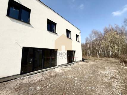 Dom bliźniak 105m2, Garaż w bryle, pompa ciepła