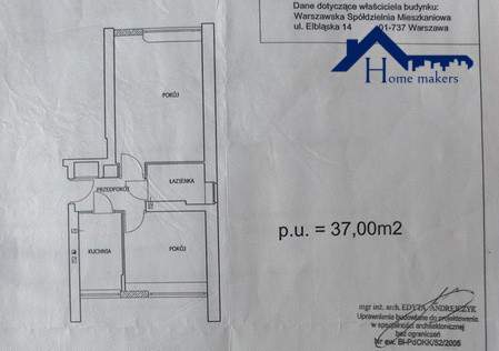 2 pokoje 37 m Żoliborz CH Arkadia