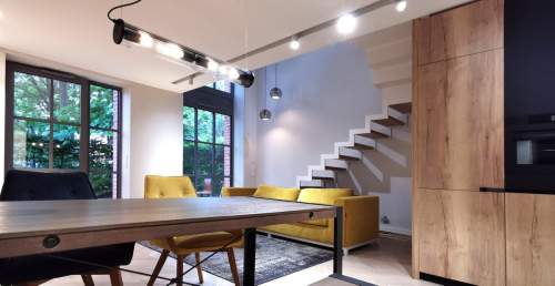 apartament z ogrodem w centrum miasta