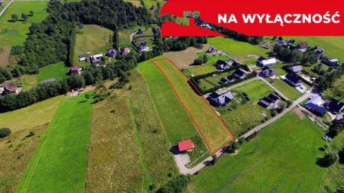 Działka z WZ 5291 m2 widok na Pieniny