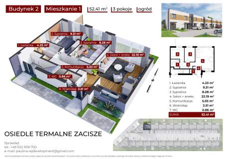 Osiedle Termalne Zacisze Segmenty Własnościowe