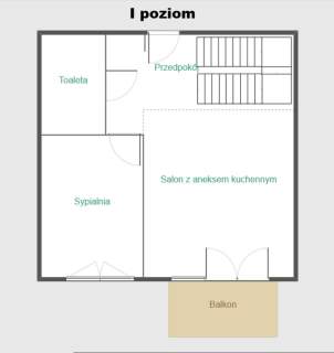 dwupoziomowy apartament w stanie deweloperskim