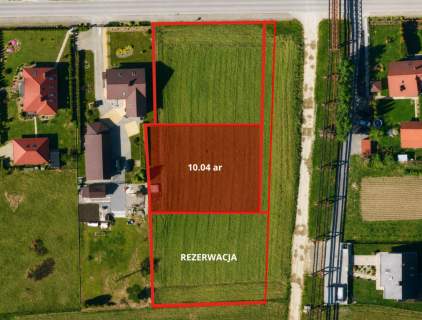 Działka budowlana 10ar Biała k. Tarnowa