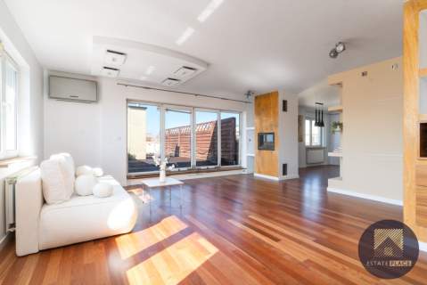 Penthouse z tarasem 57m2 3 balkony sauna i jacuzzi