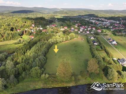Działka rolna 27 arów nad Sanem - Lesko, Posada