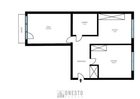 Mieszkanie 2 osobne pok. balkon 2 piętro, Janów Lubelski