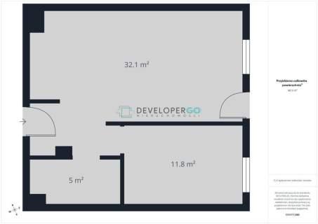 Rezydencja Złota 2 pokoje 48m2 balkon