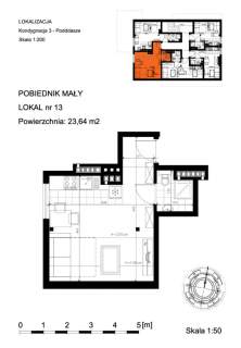 Mieszkanie na sprzedaż, 23,64 m2, Pobiednik Mały
