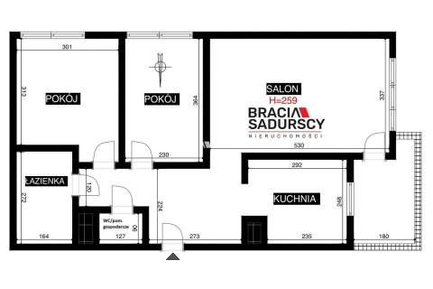 SERENADA 3POK PARKING BALKON 58,60M