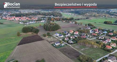 Płaska, słoneczna działka z mediami Rębiechowo