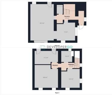 Szeregówka ul.Gedymina 130m2, 4 pokoje