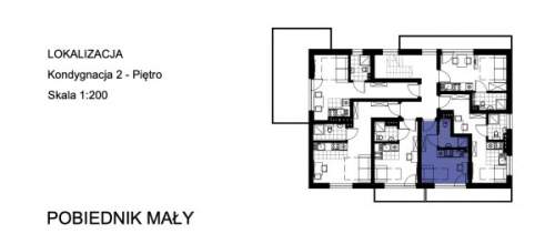Mieszkanie na sprzedaż, 14,12 m2, Pobiednik Mały