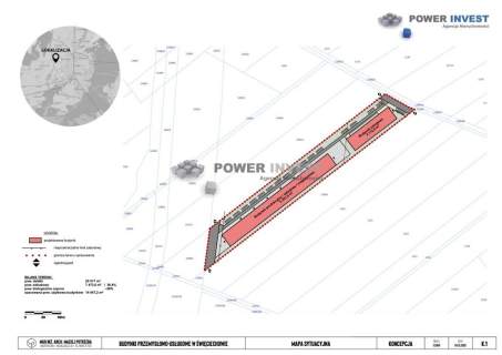 Grunt inwestycyjny 2,05 ha przy S5   Święciechowa