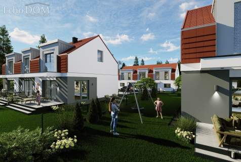 Dom szeregowy 64m2 ZIELONY ZAKĄTEK WRÓBLOWICE M3