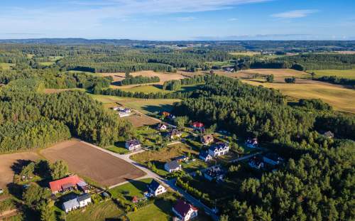 Działka budowlana w otoczeniu lasów na Kaszubach