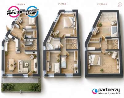 Dom skrajny 7 pokojowy pow. 150m2, ogród 151m2