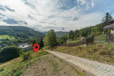 Widokowa działka budowlana 1127 m Bystra Śląska