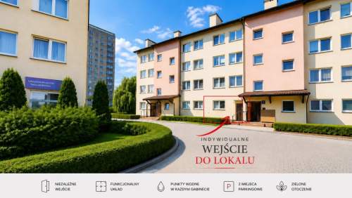 MIESZKANIE - LOKAL UŻYTKOWY - PARTER - GABINETY KANCELARIA USŁUGI