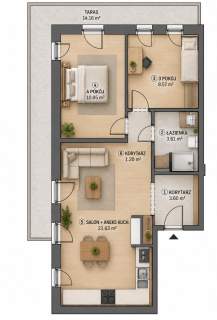 Trzypokojowe mieszkanie na Bielanach
