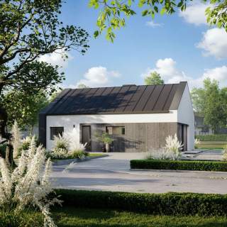 Nowy dom SSO 102,6 m w Strzebiniu  Projekt Z381L