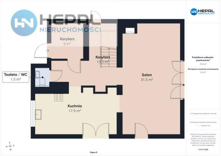 Dom 140 m przy lesie, Herby k. Kielc