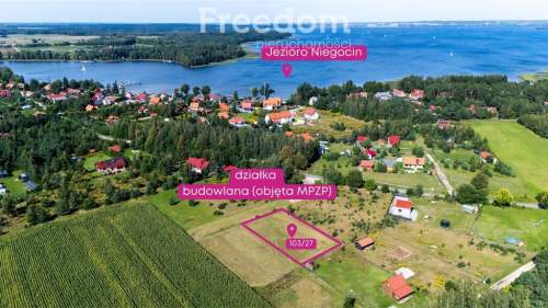 Działka 1235 m w Rydzewie 700 m od jeziora