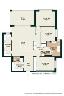 Apartament na wynajem 145m2 Duży taras 22 m2