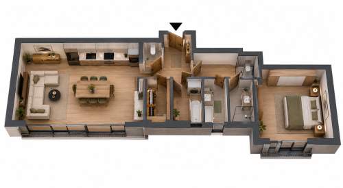 NOWE Mieszkanie 47,38 m2 ul. Klonowa