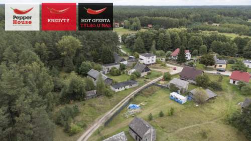 Siedlisko w Zimnych Zdrojach,blisko rzeka Wda, las