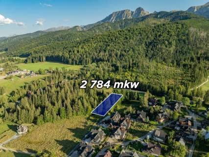 Działka Rolno-Leśna 2784 m Kościelisko Gronik