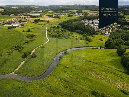 Działka 1,1 HA nad rzeką Radunią Goręczyno