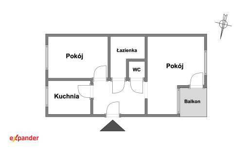2 pokoje ul. Fantastyczna zieleń