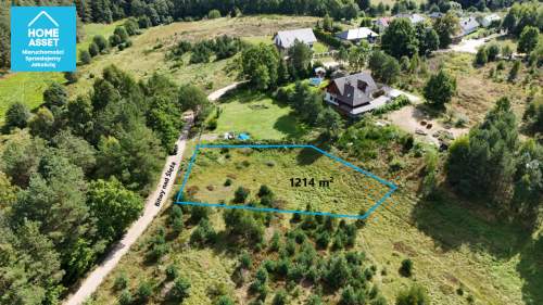 Działka budowlana 1214 m , Koleczkowo, Las i rzeka