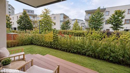 Elegancki apartament z ogrodem