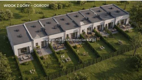 Nowoczesne domy szeregowe Turza stan deweloperski
