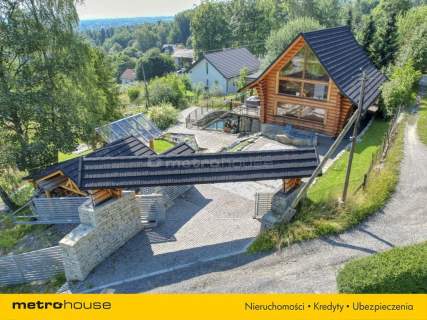 Wyjątkowy dom z bali z widokiem na góry w Mesznej
