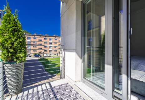 Apartament 250 m od Motławy 2 pokoje z balkonem