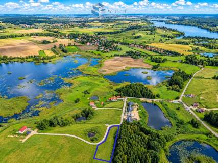 Panoramiczny widok na rozlewisko