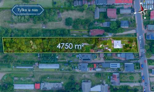 Działka 4750 m dla dewelopera Kiedrzyn