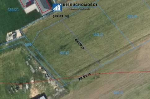 działki 12ar Jędrzychów gm. Polkowice
