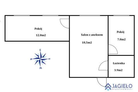 Mieszkanie do wynajęcia, 43 m2, Gdańsk