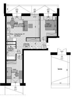 Nowy Apartament 60 m z Tarasem i Ogródkiem