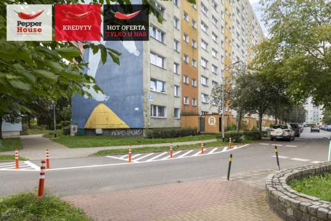 Gdańsk Zaspa 2 pokoje, odzielna kuchnia, balkon